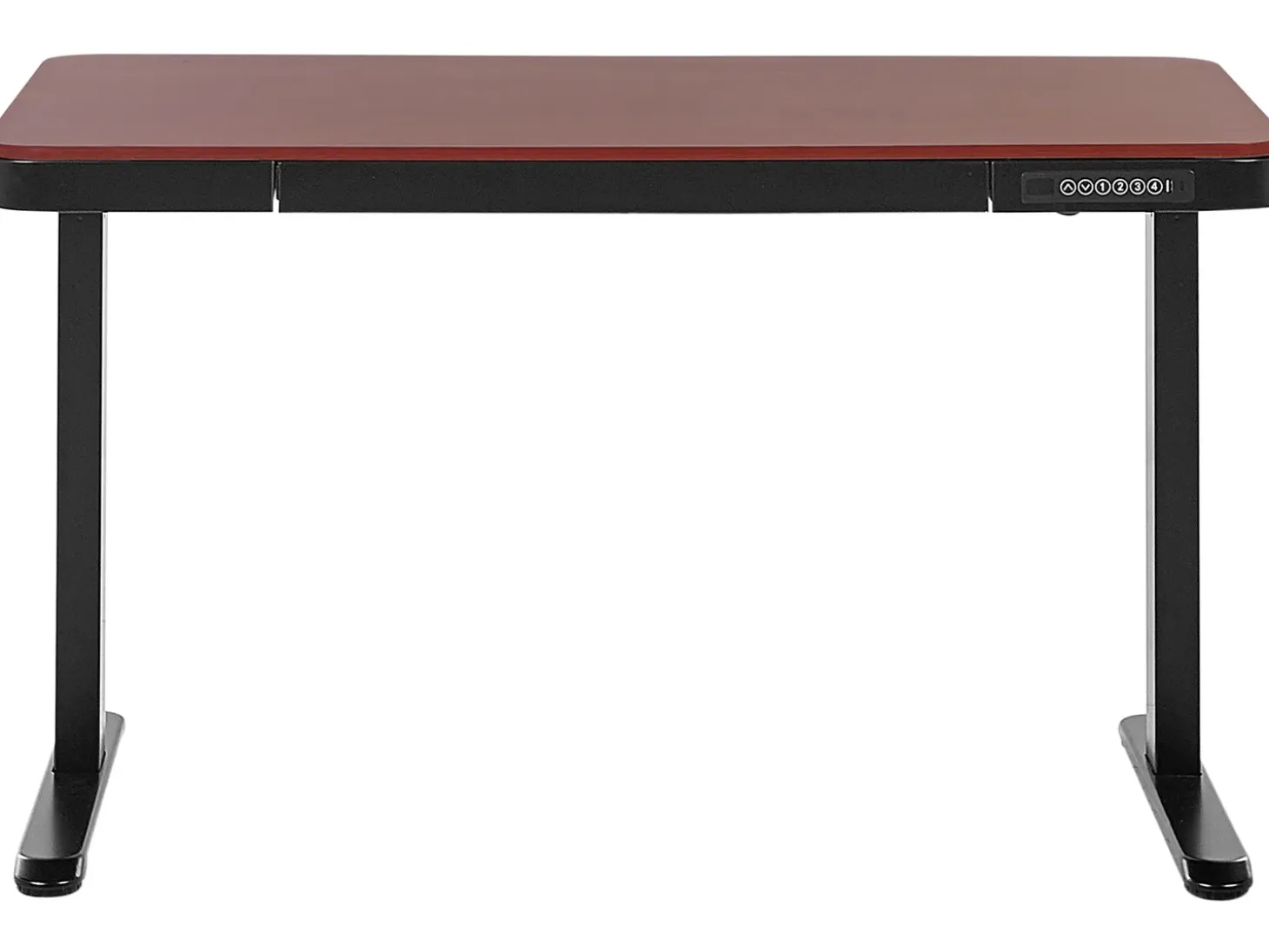 Online Biurko regulowane elektrycznie KENLY Ciemnobrązowy 120 cm 60 cm Z portem USB Wszystkie Biurka|Biurka Z Regulacją Wysokości
