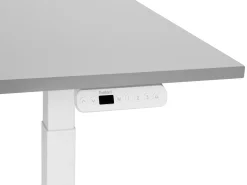 New Biurko regulowane elektrycznie DESTINES Szary/ biały 72 cm Wszystkie Biurka|Biurka Z Regulacją Wysokości
