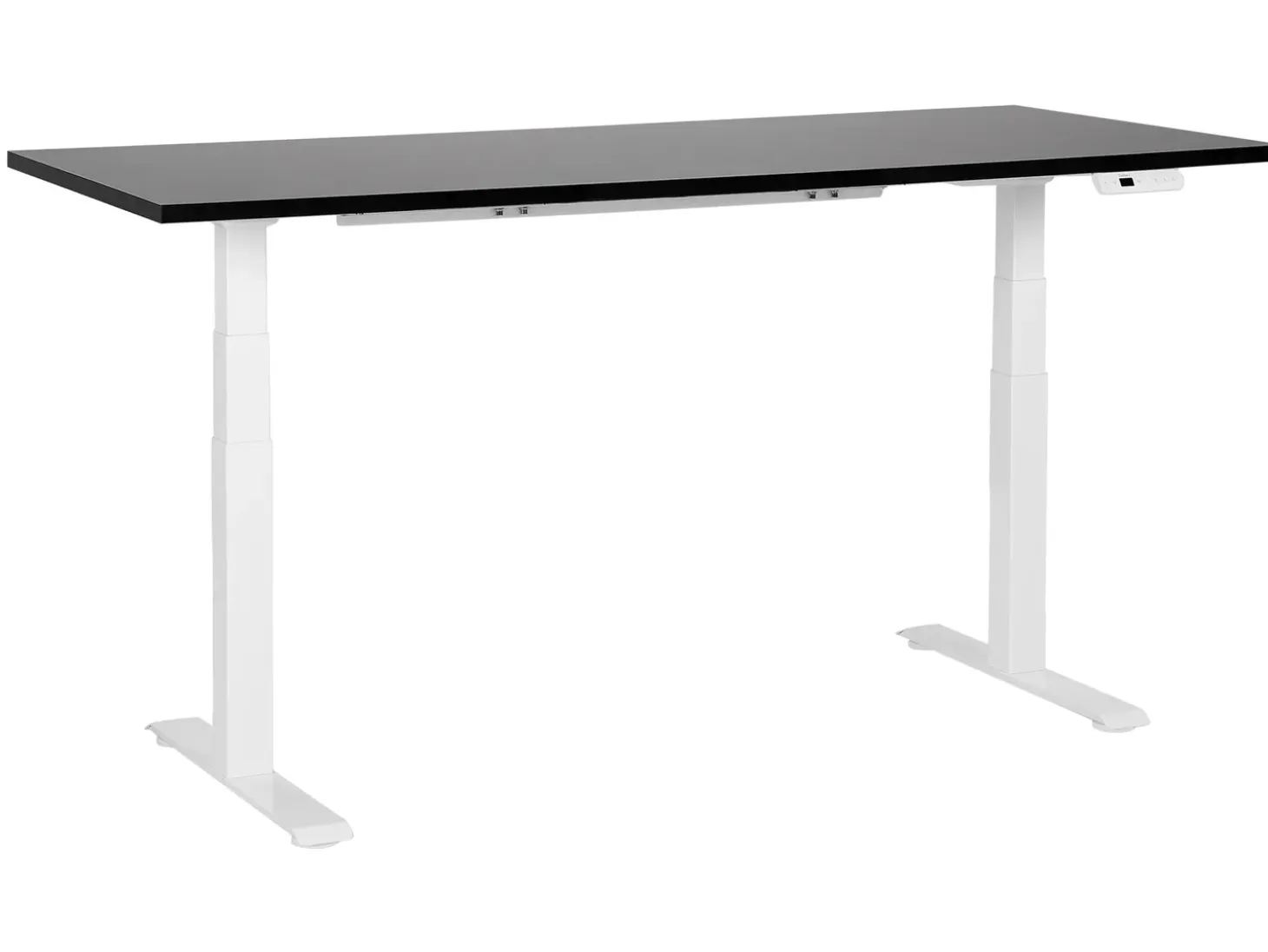 Outlet Biurko regulowane elektrycznie DESTINES Czarny/ biały 80 cm Wszystkie Biurka|Biurka Z Regulacją Wysokości