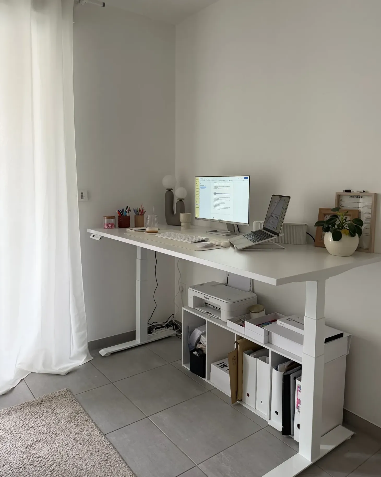 Sale Biurko regulowane elektrycznie DESTINES 80 cm Wszystkie Biurka|Biurka Z Regulacją Wysokości