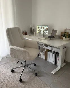 Sale Biurko regulowane elektrycznie DESTINES 80 cm Wszystkie Biurka|Biurka Z Regulacją Wysokości