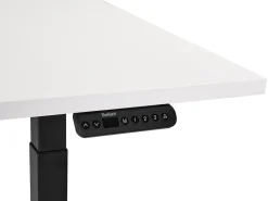 Online Biurko regulowane elektrycznie DESTINES Biały/ czarny 80 cm Wszystkie Biurka|Biurka Z Regulacją Wysokości