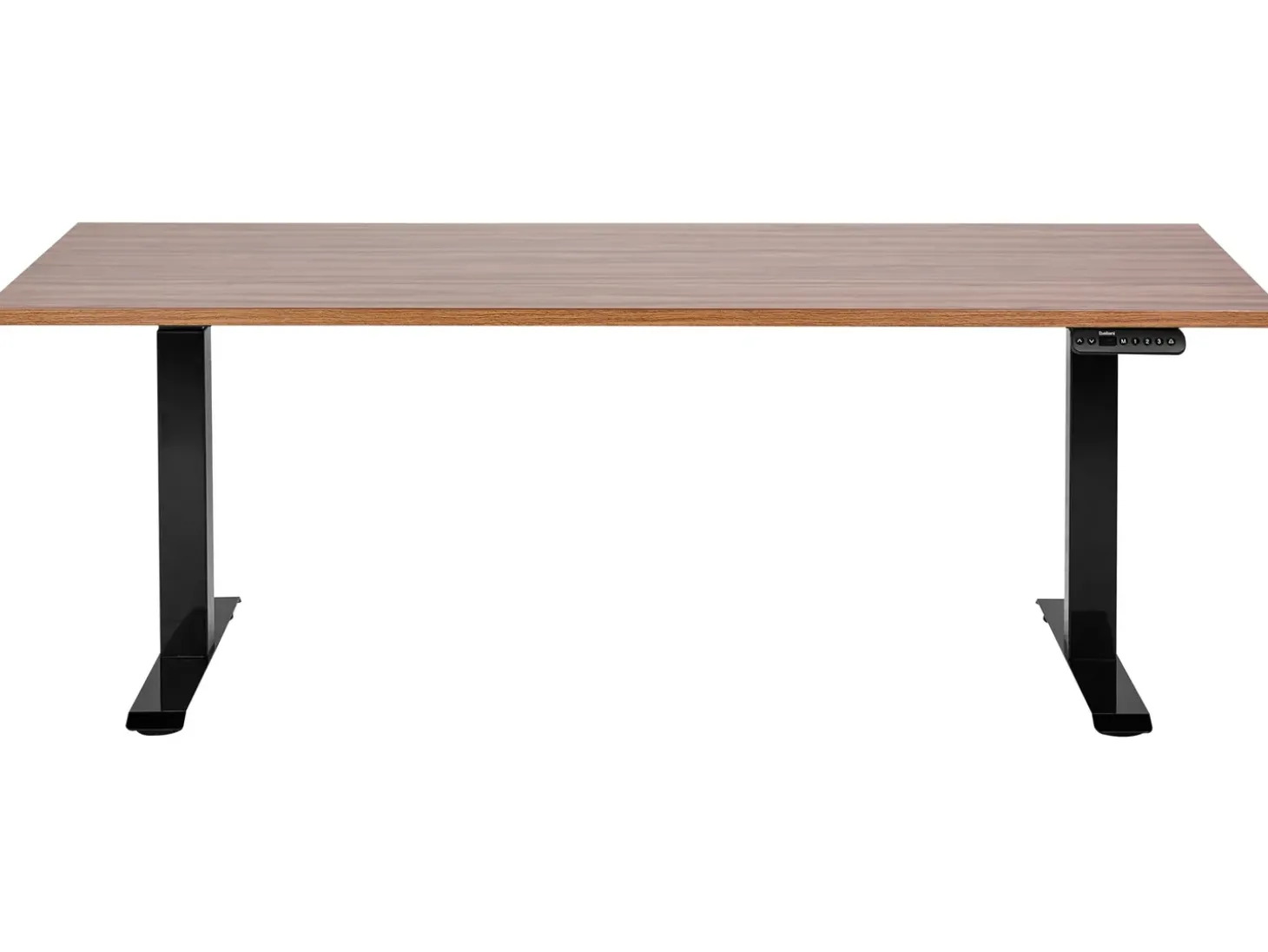 Sale Biurko regulowane elektrycznie DESTINES Brązowy/ czarny 80 cm Wszystkie Biurka|Biurka Z Regulacją Wysokości