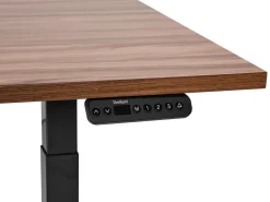 Sale Biurko regulowane elektrycznie DESTINES Brązowy/ czarny 80 cm Wszystkie Biurka|Biurka Z Regulacją Wysokości