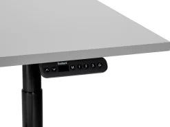 Outlet Biurko regulowane elektrycznie DESTINAS Szary/ czarny 72 cm Wszystkie Biurka|Biurka Z Regulacją Wysokości