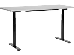 Outlet Biurko regulowane elektrycznie DESTINAS Szary/ czarny 72 cm Wszystkie Biurka|Biurka Z Regulacją Wysokości