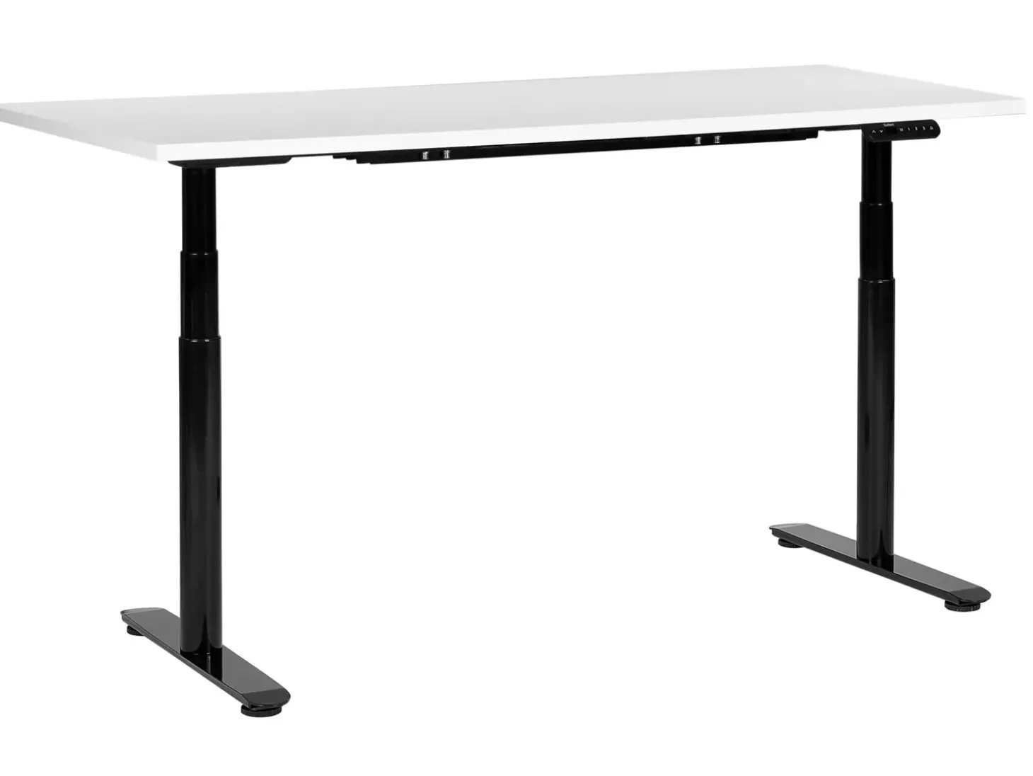 Clearance Biurko regulowane elektrycznie DESTINAS Biały/ czarny 72 cm Wszystkie Biurka|Biurka Z Regulacją Wysokości