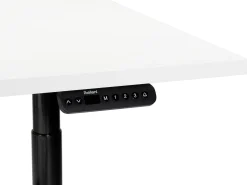 Clearance Biurko regulowane elektrycznie DESTINAS Biały/ czarny 72 cm Wszystkie Biurka|Biurka Z Regulacją Wysokości