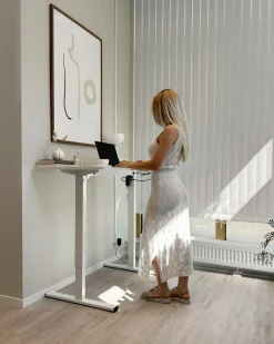 Hot Biurko regulowane elektrycznie TAVARES 120 cm 60 cm Wszystkie Biurka|Biurka Z Regulacją Wysokości