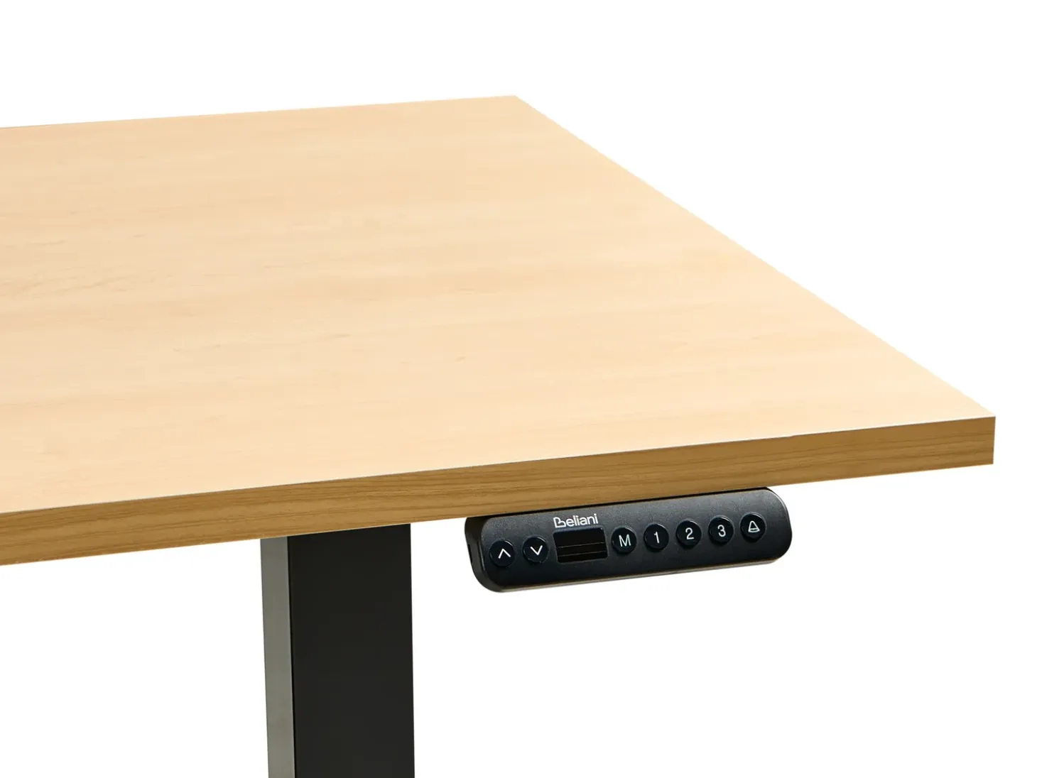 New Biurko regulowane elektrycznie DESTINES Czarny/ jasny brąz 72 cm Wszystkie Biurka|Biurka Z Regulacją Wysokości