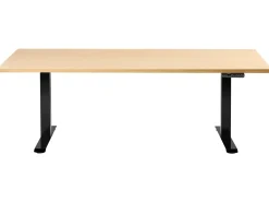 New Biurko regulowane elektrycznie DESTINES Czarny/ jasny brąz 72 cm Wszystkie Biurka|Biurka Z Regulacją Wysokości