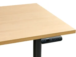 New Biurko regulowane elektrycznie DESTINAS Czarny/ jasny brąz 72 cm Wszystkie Biurka|Biurka Z Regulacją Wysokości