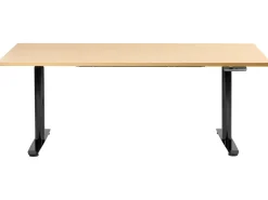 New Biurko regulowane elektrycznie DESTINAS Czarny/ jasny brąz 72 cm Wszystkie Biurka|Biurka Z Regulacją Wysokości