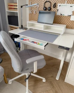 Clearance Biurko regulowane elektrycznie LUCAMA 120 cm 60 cm Z portem USB Wszystkie Biurka|Biurka Z Regulacją Wysokości