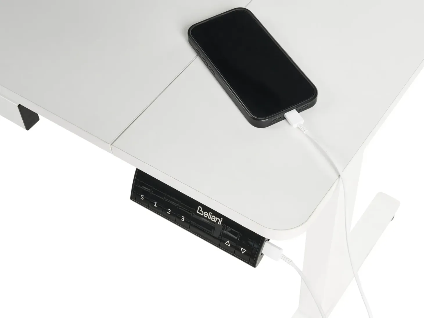 Clearance Biurko regulowane elektrycznie LUCAMA 120 cm 60 cm Z portem USB Wszystkie Biurka|Biurka Z Regulacją Wysokości