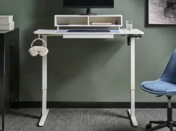 Clearance Biurko regulowane elektrycznie LUCAMA 120 cm 60 cm Z portem USB Wszystkie Biurka|Biurka Z Regulacją Wysokości