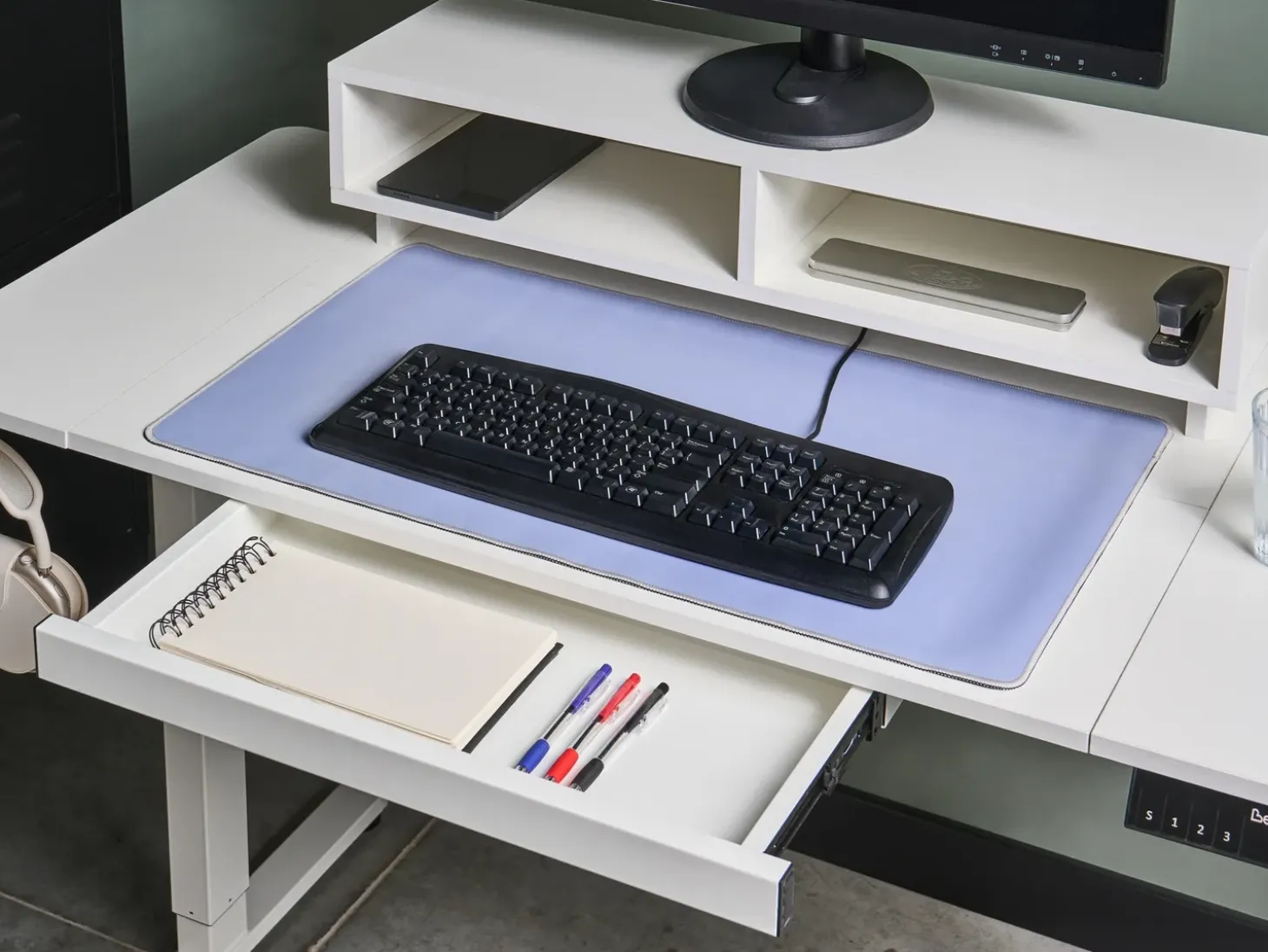 Clearance Biurko regulowane elektrycznie LUCAMA 120 cm 60 cm Z portem USB Wszystkie Biurka|Biurka Z Regulacją Wysokości