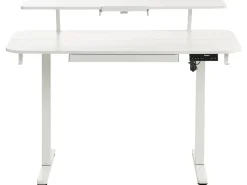 Outlet Biurko regulowane elektrycznie WILBANKS 120 cm 60 cm Z portem USB Wszystkie Biurka|Biurka Z Regulacją Wysokości