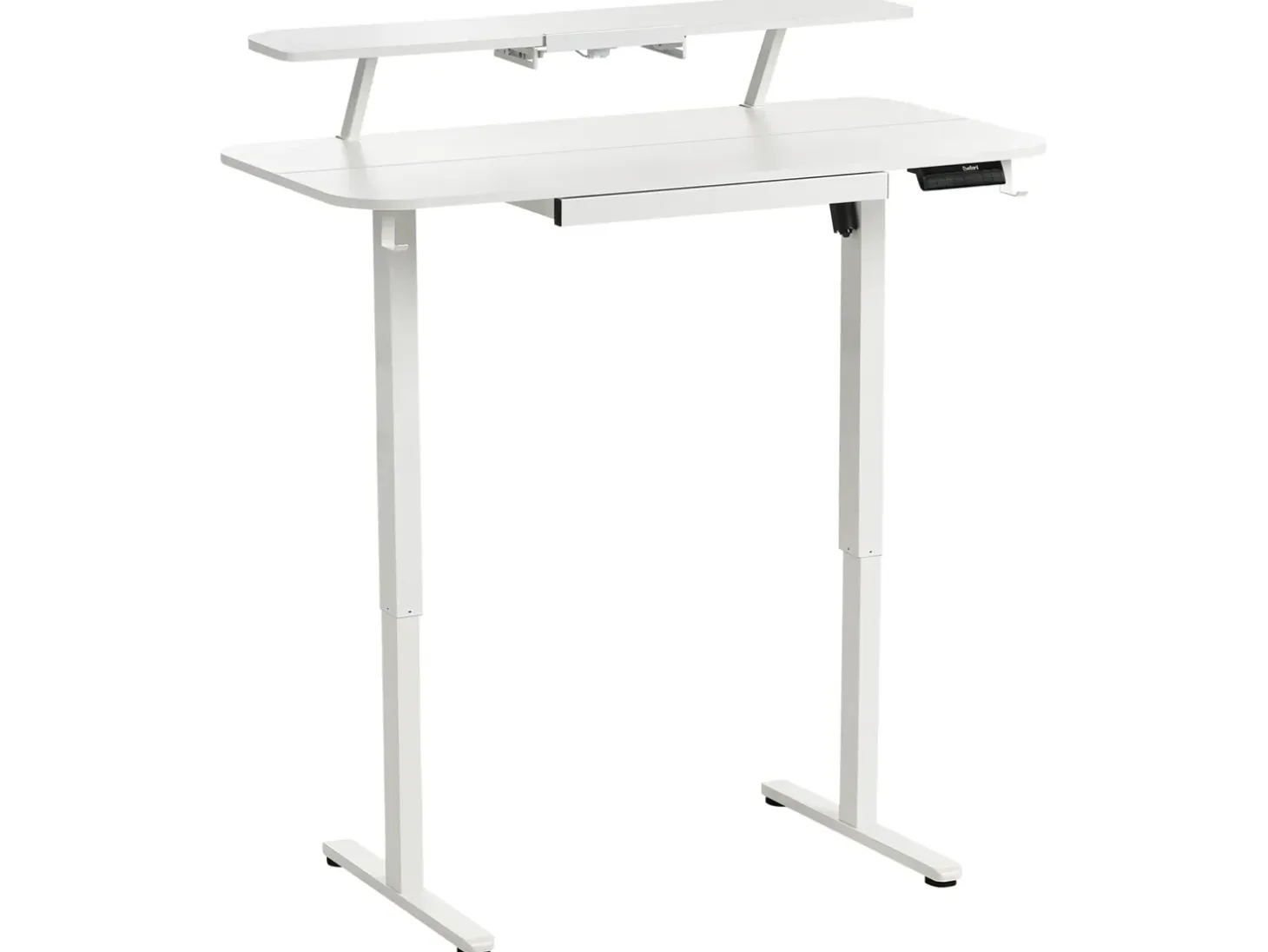 Outlet Biurko regulowane elektrycznie WILBANKS 120 cm 60 cm Z portem USB Wszystkie Biurka|Biurka Z Regulacją Wysokości