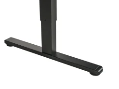 Discount Biurko regulowane elektrycznie WILBANKS Brązowy/ czarny 120 cm 60 cm Z portem USB Wszystkie Biurka|Biurka Z Regulacją Wysokości