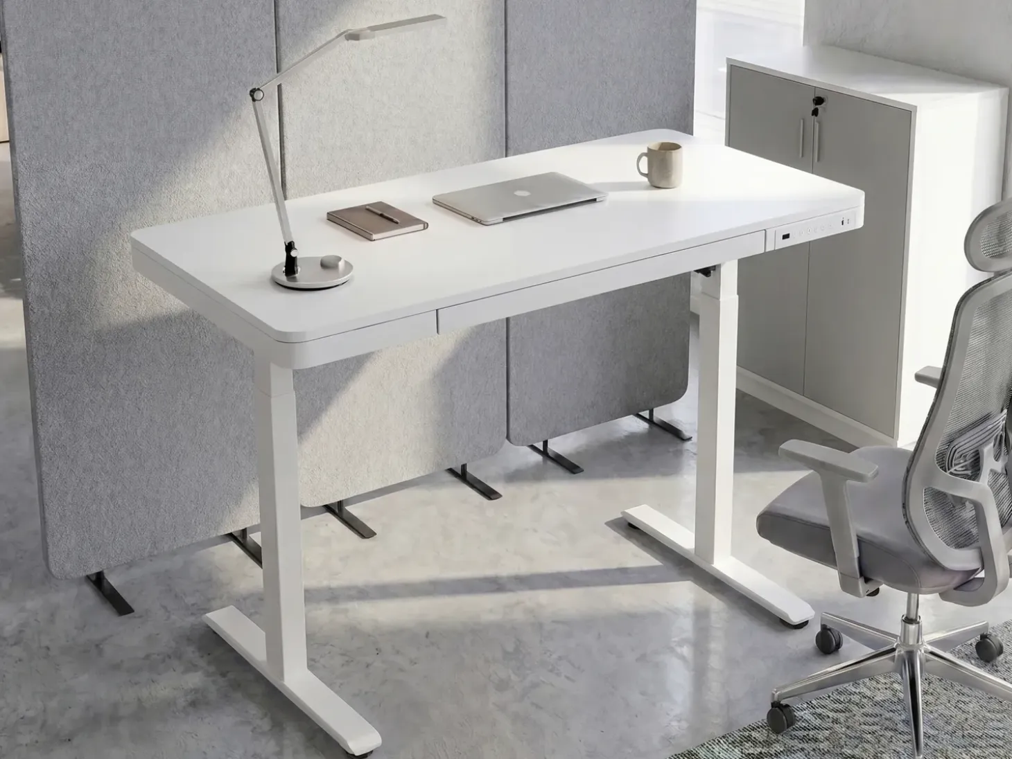 Sale Biurko regulowane elektrycznie PENLY 120 cm 60 cm Z portem USB Wszystkie Biurka|Biurka Z Regulacją Wysokości