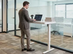 Sale Biurko regulowane elektrycznie PENLY 120 cm 60 cm Z portem USB Wszystkie Biurka|Biurka Z Regulacją Wysokości