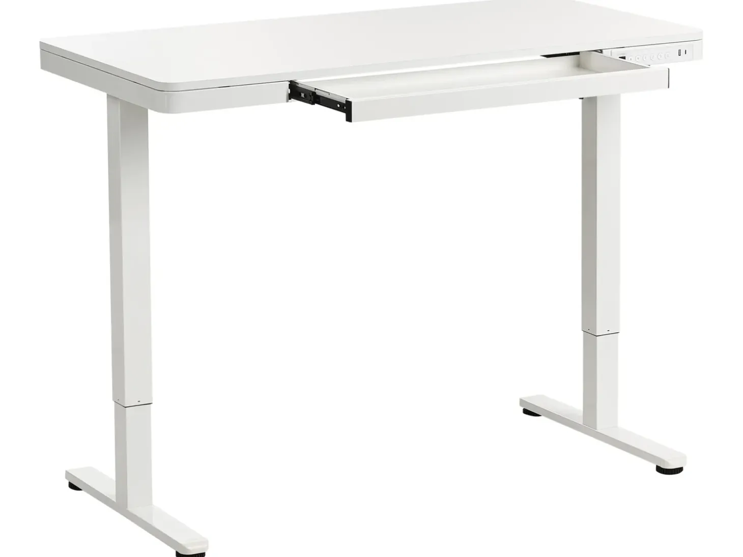 Sale Biurko regulowane elektrycznie PENLY 120 cm 60 cm Z portem USB Wszystkie Biurka|Biurka Z Regulacją Wysokości