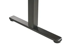 New Biurko regulowane elektrycznie PENLY Czarny/ jasny brąz 120 cm 60 cm Z portem USB Wszystkie Biurka|Biurka Z Regulacją Wysokości