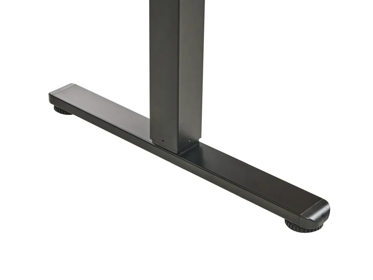 New Biurko regulowane elektrycznie PENLY Czarny/ jasny brąz 120 cm 60 cm Z portem USB Wszystkie Biurka|Biurka Z Regulacją Wysokości