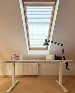 Outlet Biurko regulowane manualnie DESTINES 72 cm Wszystkie Biurka|Biurka Z Regulacją Wysokości