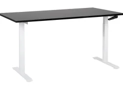 Best Biurko regulowane manualnie DESTINES Czarny/ biały 72 cm Wszystkie Biurka|Biurka Z Regulacją Wysokości