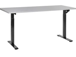 Hot Biurko regulowane manualnie DESTINES Szary/ czarny 72 cm Wszystkie Biurka|Biurka Z Regulacją Wysokości