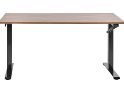 Best Biurko regulowane manualnie DESTINES Brązowy/ czarny 72 cm Wszystkie Biurka|Biurka Z Regulacją Wysokości