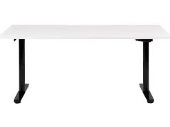 Outlet Biurko regulowane manualnie DESTINAS Biały/ czarny 72 cm Wszystkie Biurka|Biurka Z Regulacją Wysokości