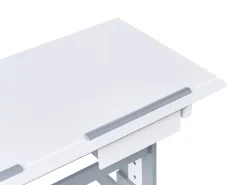 Clearance Biurko regulowane manualnie NANNUP Biały 110 cm 53 cm Wszystkie Biurka|Biurka Z Regulacją Wysokości