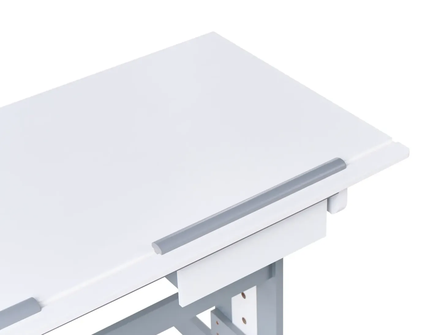 Clearance Biurko regulowane manualnie NANNUP Biały 110 cm 53 cm Wszystkie Biurka|Biurka Z Regulacją Wysokości