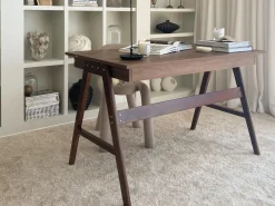 Discount Biurko SHESLAY Ciemno 120 cm 70 cm z szufladami Dzieci Wszystkie Biurka|Biurka Domowe