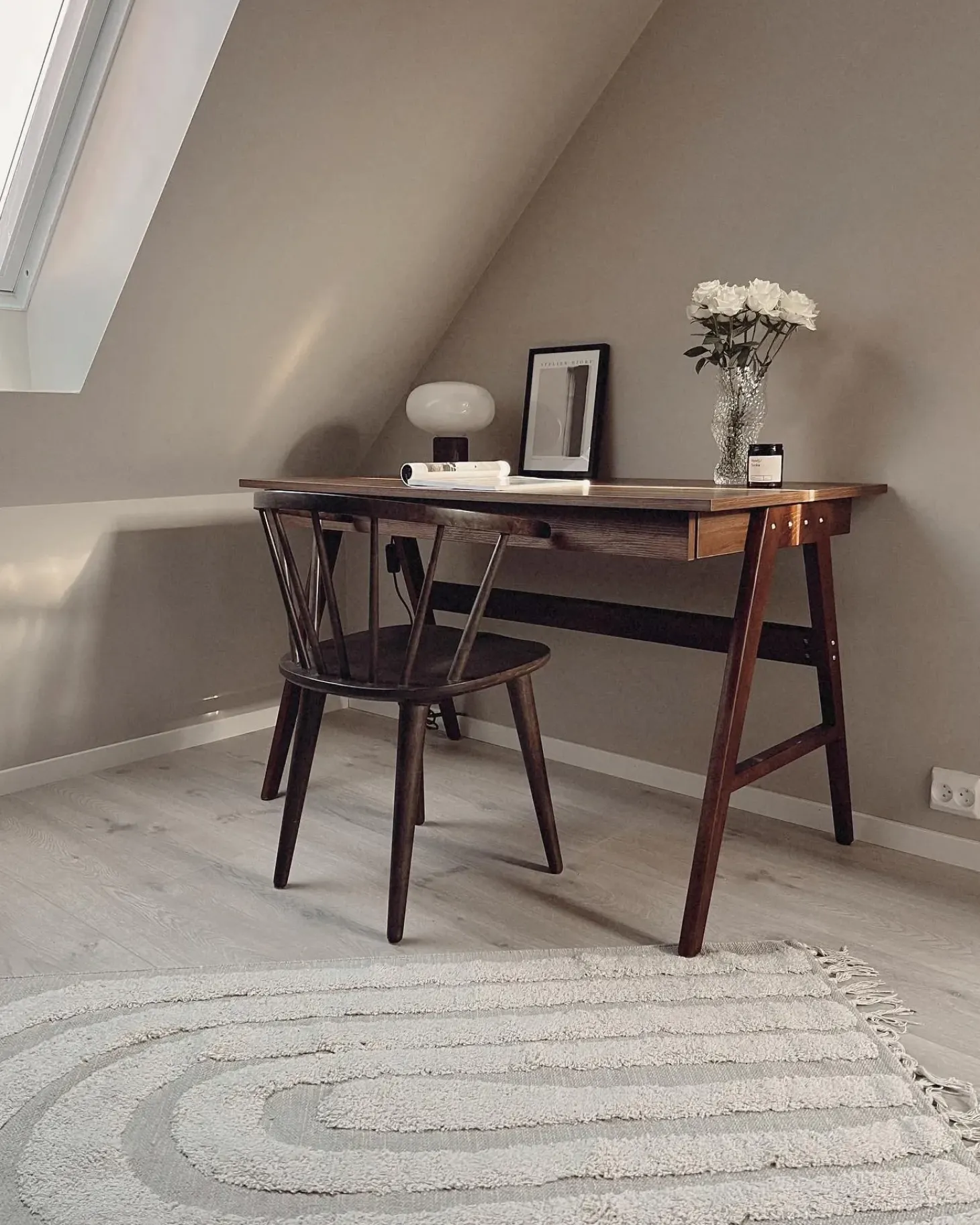 Discount Biurko SHESLAY Ciemno 120 cm 70 cm z szufladami Dzieci Wszystkie Biurka|Biurka Domowe