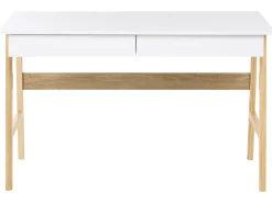 Best Biurko THESLAY Jasny brąz/ biały 120 cm 60 cm Dzieci Wszystkie Biurka|Biurka Domowe