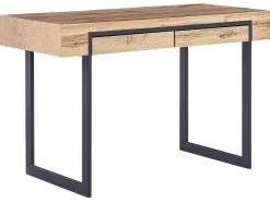 New Biurko VIDA Jasnobrązowy 120 cm 55 cm ze schowkiem Dzieci Wszystkie Biurka|Biurka Domowe