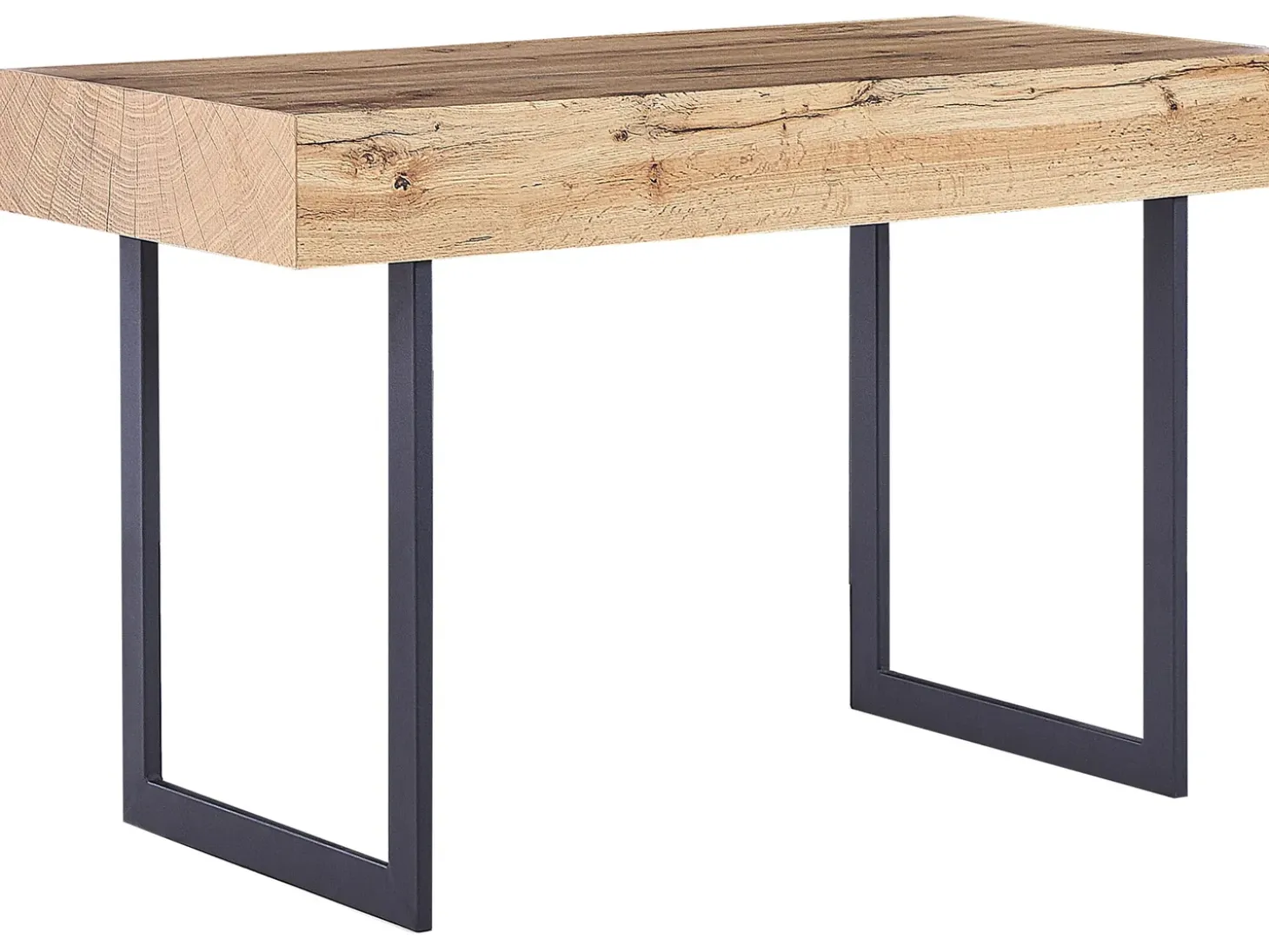 New Biurko VIDA Jasnobrązowy 120 cm 55 cm ze schowkiem Dzieci Wszystkie Biurka|Biurka Domowe