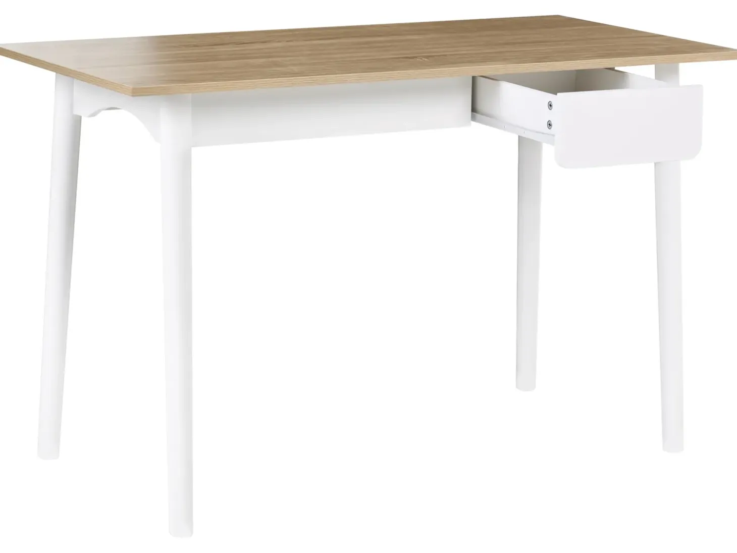 Best Biurko VITRION Jasny brąz/ biały 120 cm 60 cm Dzieci Wszystkie Biurka|Biurka Domowe