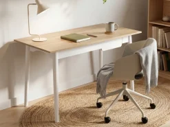 Best Biurko VITRION Jasny brąz/ biały 120 cm 60 cm Dzieci Wszystkie Biurka|Biurka Domowe
