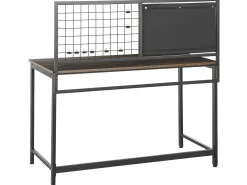 New Biurko z nadstawką VINCE Czarny 118 cm 60 cm Dzieci Wszystkie Biurka|Biurka Domowe