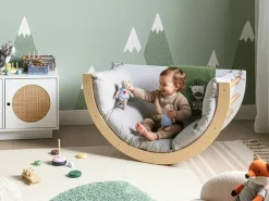 Clearance Bujak wielofunkcyjny NIMBIN Drewno sosnowe Jasnobrązowy Montessori Dzieci Krzesła I Stoły Dziecięce|Wszystkie Fotele