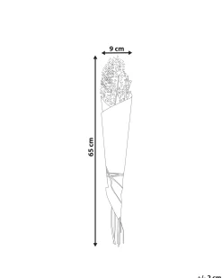 Bukiet suszonych kwiatów BRUNETE 65 cm Naturalny