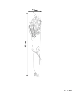Bukiet suszonych kwiatów PAMPELUNA 65 cm Naturalny