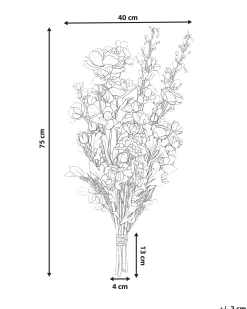 Bukiet sztucznych kwiatów GRADIL 75 cm Kolorowy