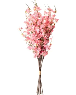 Bukiet sztucznych kwiatów NEBRA 95 cm Różowy