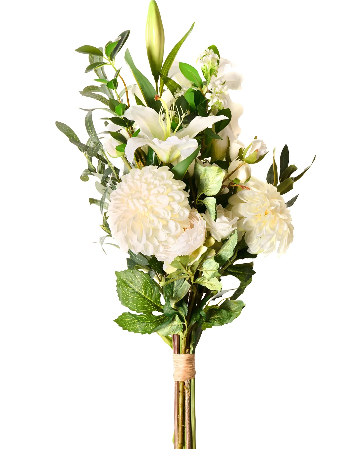 Bukiet sztucznych kwiatów PARREIRA 67 cm Biały
